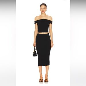 NWT PROENZA SCHOULER Smocked Skirt black size XS